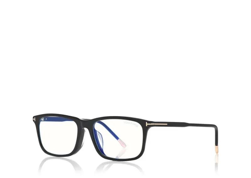 BLUE BLOCK SQUARE OPTICALS BLACK online